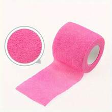 1pc Colorful Self-Adhesive Elastic Bandage Tape, Suitable For Knee, Finger, Ankle, Palm, Shoulder Support - Multicolor - View 11
