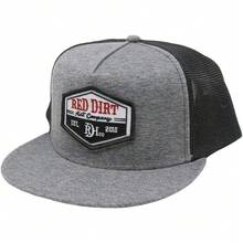 Camiseta Red Dirt Hat Company Co Bad Bronc Painted Sky - Lasso-Carbón/Blanco - Ver 18