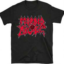 Men's Morbid Angel T Shirt Classic Logo Graphic Printing Shirts Top Black - Black - View 9