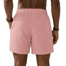 Set Of 3 Premium Linen Shorts For Men - Luxury Beachwear - 金色 - 查看 7