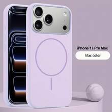 Phone Case: Compatible With IPhone 17 16 15 14 13 12 11 Pro Max Series, Simple And Modern Liquid Silicone Case With Magnetic Suction, Shockproof Protective Case In Macaron Color. - 圖片色1pcs - 查看 2