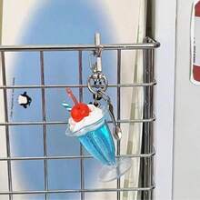 Mint Soda Keychain Cute INS Creative Pendant Summer Dessert Girl Heart Niche Korean Style Phone Charm - Multicolor - View 10