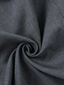 Celana Panjang Kasual Pria Model Lurus Longgar Musim Semi/Gugur, Ringan, Cocok untuk Bisnis dan Perjalanan, Serbaguna - Dark Grey - View 7
