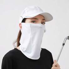 Masker Pelindung UV, Cocok untuk Wajah dan Leher, Standar Yake-Nu, Penutup Kait dan Loop, Masker Wajah Sutra Es Musim Panas untuk Wanita, Pelindung Leher Nilon Bernapas untuk Perlindungan Matahari, Masker Wajah Ultra Tipis Cepat Kering untuk Olahraga Luar Ruangan Pria untuk Bersepeda dan Perlindungan Matahari - Berbagai gaya - View 13