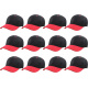 negro rojo