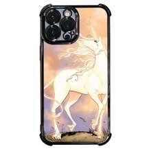 Funda para Teléfono - Una funda para teléfono con temática de dibujos animados, con un acabado de galvanoplastia, diseñada para protección con amortiguación mejorada y resistencia a impactos, compatible con iPhone 17, 16, 15, 14 y 13 Pro Max. - Negro - Ver 1