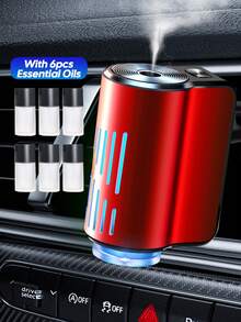 Pengharum Mobil Pintar, Diffuser Aroma Otomatis yang Dapat Diatur, Aroma Tahan Lama, Penyebaran Aroma 360°, Klip Ventilasi Udara Mobil Minyak Esensial, Aksesori Interior Mobil, Hadiah untuk Pria dan Wanita - Aromaterapi Cerdas - View 5