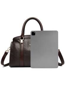 KAIDIFEINIROO Vintage Large Capacity Women's Boston Tote Bag 2026 Spring Autumn Winter Fashion Shoulder Crossbody Commuter Handbag - Brown - View 9