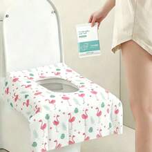 20/10/1pc Disposable Toilet Seat Covers, Travel Essential, Large Waterproof Toilet Pads, Suitable For Home, Travel, Public Restrooms, Full Coverage Toilet, Mother's Day Gift - Multicolor - View 4