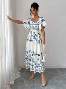 Women Midi Dresses - Multicolor - View 10