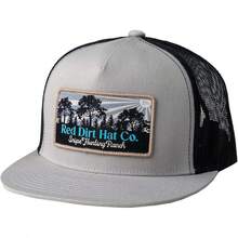 Camiseta Red Dirt Hat Company Co Bad Bronc Painted Sky - Lasso-Carbón/Blanco - Ver 29