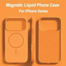 Phone Case: Compatible With IPhone 17 16 15 14 13 12 11 Pro Max Series, Simple And Modern Liquid Silicone Case With Magnetic Suction, Shockproof Protective Case In Macaron Color. - 圖片色1pcs - 查看 10