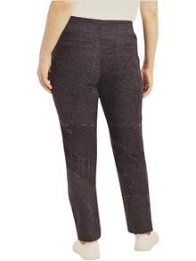 Hurley Women's Trek Lightweight Straight Leg Pants - Black - View 2