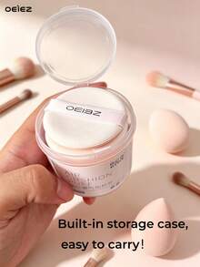 OEIEZ 7Pcs Round Air Cushion Makeup Sponges Mixed Set, Korean Style Cushion Puff Dual Use Wet & Dry, Multi-Purpose Cosmetic Sponge For Foundation, Concealer, Loose Powder, Liquid & Cream Makeup - Multicolor - View 5