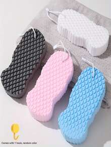 Exfoliating Body Scrub Set - Gentle Painless Bath Sponge And Towel, Professional Body Brush, Foaming Net And Bath Brush, Unisex Dead Skin Removal And Rough Skin Massager, Bathroom Tools And Bath Accessories, Christmas Gift - Multicolor - View 3