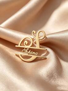 [Customized Brooch]Customized Name Brooch, A Brooch Gift To Give To Friends - Multicolor - View 5