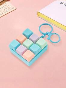 1/3pcs Finger Pressure Sensing Keychain Toy, Stress Relief Fidget Toy, Hobby Collection Party Supplies, Random Color - Regular Model - View 3