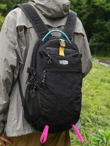 大容量戶外運動尼龍女款後背包，可容納 15.6 吋筆電，多口袋輕量透氣旅行書包，多功能通勤日用包，適合學生、國中生、高中生、護理師、教師、商務人士，適用旅行、度假、出差、日常通勤、購物、辦公、約會、登山、訓練、工作，生日禮物、節日禮物 - 彩色 - 查看 12