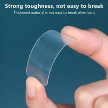 Reusable Double-Sided Tape, Strong Adhesion, Suitable For Wall Stickers, Balloons And Posters, Transparent Nano Design, For Home Decor - Multicolor - View 8