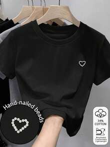 Women T-Shirts - Black - View 1