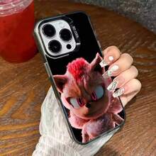 IMD Cartoon Design Phone Case, S-Sonics Style, For IPhone 16 15 14 13 12 11 Pro Max Plus, Silver, Protective - Z3 - View 8
