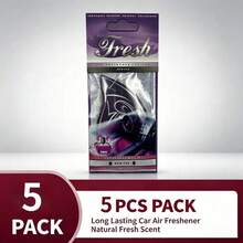 Car Air Freshener Natural Scented Tea Paper Auto Hanging Vanilla Perfume Fragrance Leaf Shape Car Accessories Interior - Gresh - View 20