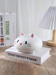 1pc Cute Cat Shape Incense Burner, Star Hollow Out Smoke Diffuser Mini Portable Aroma Holder For Desk Bedroom Decor, Small Coil Incense Holder Ash Catcher - View 7
