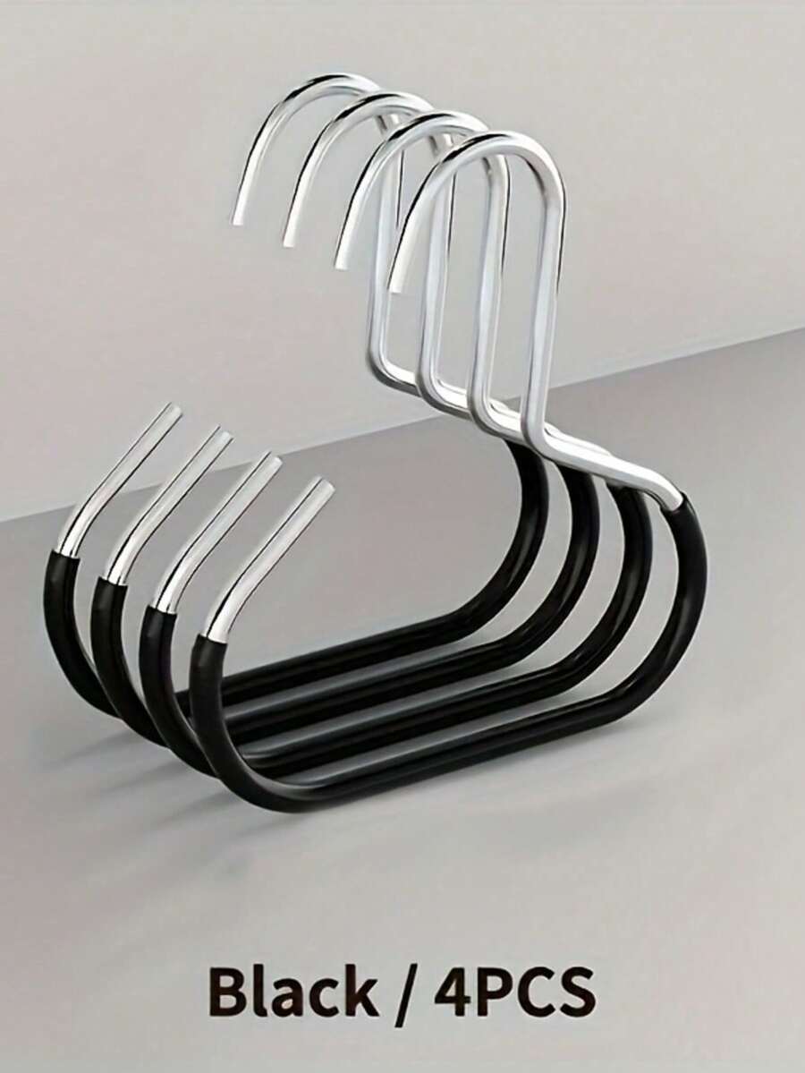 4/1pc Belt Holder Rack, Metal Storage Hanger Organizer, Cap Holder Rack, Bra Holder Rack, Tie Holder Rack, Belt Holder Rack, Scarf Holder Rack, Storage Hooks, Suitable For Dorm Closet, Home, Hotel, Etc., Portable Travel Hooks