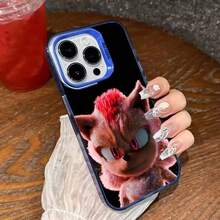 IMD Cartoon Design Phone Case, S-Sonics Style, For IPhone 16 15 14 13 12 11 Pro Max Plus, Silver, Protective - Z3 - View 10