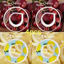 1Pc/2/4Pcs Creative Ring Water Bottle Accessories, Multiple Fresh Fruit Scents To Enhance Drinking Experience, Compatible With Water Bottles And Sports Water Bottles Replacement Rings - Multicolor - View 40