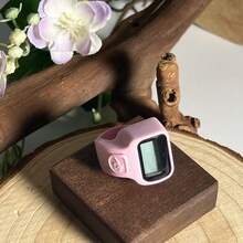 Macaron Multicolor Silicone Ring Electronic Prayer Counter, One-Click Reset, Wear-Resistant, Anti-Slip, Long Battery Life, Adjustable Finger Ring, Silent, Lightweight, Non-Intrusive, Suitable For Muslim Islamic Prayer, Buddhist Meditation, Sutra Copying, Fitness Counting, Inventory, Teaching Attendance, Multi-Purpose Portable Tally Counter - Multicolor - View 6