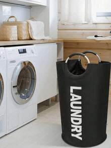 1pc 92L Extra Large Portable Fabric Laundry Basket, Foldable Design, Sturdy Thickened Handheld Laundry Bucket, Multi-Scenario Storage Bin, Suitable For Clothes, Toys, Miscellaneous Items, Home Decor #Laundry Basket #Home Storage #Clothes Organization #Bathroom Storage #Foldable Storage Bin - Multicolor - View 5