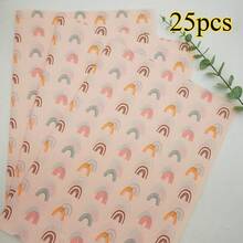 10/20/25/50 Sheets Rainbow Pattern Tissue Paper, Suitable For DIY Crafts, Party Favors, Bouquet Wrapping, Clothing Packaging And Birthday Gift Decoration - Rainbow - View 9