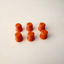 6pcs Potentiometer Knobs, Adjustable Potentiometer Caps, 6mm Shaft Diameter Fit, Plastic Non-Slip Knob Caps, Amplifier Audio Volume Control Knobs, Electronic Device Potentiometer Knob Accessories, Instrument Control Knob Caps, Electronic DIY Modification Accessories, Multi-Scenario Universal Potentiometer Knob Accessories - 6pcs - View 4