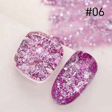 MISS MIANEL 10ML/Pc Suoer Flash Platinum Korean High Density Glitter Whitening Gel Nail Polish White Pink Gold Black Green Sparkling Glitter Nail Polish Manicure Supplies UV LED Light - Multicolor - View 20