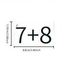 1 Set Addition, Subtraction, Multiplication, Division Practice Cards, Early Arithmetic Ability Mental Math Cards, Exercise Children's Mathematical Thinking, Concentration, Help Children Learn, Suitable For School Supplies, Counting Practice, Interactive Learning, Arithmetic Practice, Home Education Resources, Birthday, Christmas Gifts - Multicolor - View 5