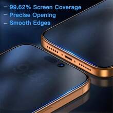 2片裝磨砂防偷窺陶瓷手機膜，相容 Apple 11/PRO/PROMAX/12/PROMAX/PRO/13/PRO/PROMAX/14/PRO/PROMAX/Plus/15/PRO/PROMAX/Plus/16/PRO/PROMAX/Plus/17/AIR/PRO/PROMAX/E，全新全螢幕防偷窺軟膜，防摔防刮 - 黑色 - 查看 5