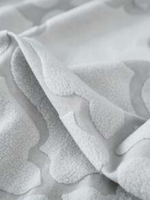 1 Buah Sarung Sofa Dekoratif Elastis Anti Selip dari Kain Fleece, Motif Awan Kecil Abu-abu Muda Ukiran Jacquard, Ramah Hewan Peliharaan, Anti Kotoran, Anti Debu, Cocok untuk Sofa 1/2/3/4 Dudukan, Sepanjang Musim - Light Grey - View 12