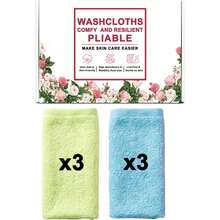 Makeup Remover Cloths, Cleansing, Reusable, Soft & Washable Coral Fleece Microfiber Washcloths/Towel For Face, Eye, Lips, Pack Of 4/6/20, 10 X 10 Inch - Multicolor - View 35