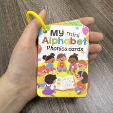 ABC 英文字母 26 個字母閃卡，兒童拼讀閃卡，英文 26 個字母發音口袋卡 - 彩色 - 查看 9