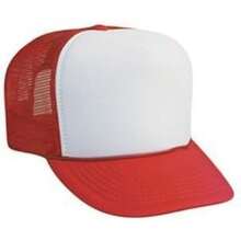Otto - Gorro de Camionero de Malla con 5 Paneles Frontales de Espuma de poliéster - Rosa/Blanco/Rosa - Ver 18
