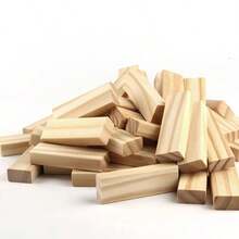 疊疊樂 Jenga 疊疊塔平衡遊戲，多米諾木塊經典木製倒塔積木，適合派對聚會的多人對戰遊戲，刺激的遊戲之夜 - 彩色 - 查看 2
