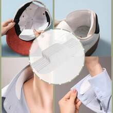 40Pcs Disposable Sweat Bundle Kit, Collar Protector Hat Liner + Armpit Pads, Self-Adhesive, Fight Hyperhidrosis, Comfortable Unflavored, Men Women - Multicolor - View 10