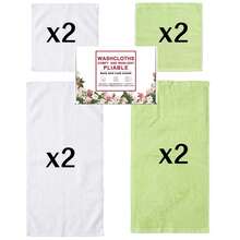 Juego de Toallas y Paños de Limpieza 4/6/8/20 Paquete, Paños de Microfibra Altamente Absorbentes y Suaves al Tacto, Paños de Limpieza Multiusos & Toallas de Mano para Baño, Hotel, Spa y Gimnasio, 10x10 Pulgadas, Multicolor - Multicolor - Ver 19