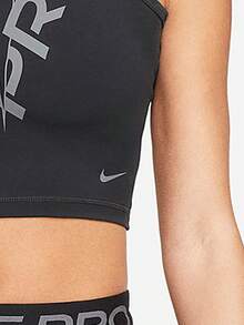 Nike Authentic PRO DRI-FIT Women's Training Cropped Fitted Tank Top FB5262-010 - FB5262-010 - View 4