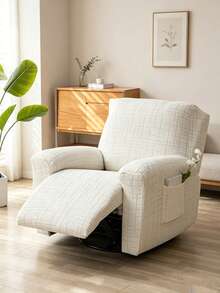 1/2/3seater Recliner Sofa Covers For Living Room Sofa Relax Armchair Slipcovers Stretch Reclining Couch Covers Furniture Covers - Beige - View 2