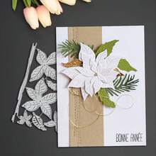 1pc Rabbits And Carrots Dies, DIY Scrapbooking Album And Embossing Stencil, Greeting Card Making Tool, Card Paper Cutting Crafts, Gift Card Making Template Die Cuts. - Silver - View 3
