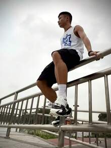 HOKA ONE ONE 男款夏季新款 Speedgoat 7 越野跑鞋，全地形透氣抓地跑鞋 - 男款黑白 - 查看 8
