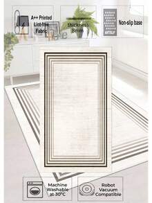 Thalia Home - Non-Slip, Washable, Digitally Printed Rug, Runner, Kitchen Rug - Yellow - View 6