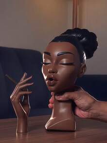 1pc Artistic Incense Burner, This Unique Sculpture Also Serves As An Incense Holder, Perfect For Meditation Corner, Home Office Or As A Stylish Decor For Living Room, Adding An Artistic And Peaceful Atmosphere - New Product - View 4